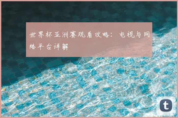 世界杯亚洲赛观看攻略：电视与网络平台详解