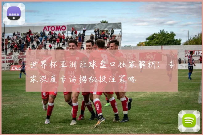 世界杯亚洲让球盘口独家解析：专家深度专访揭秘投注策略