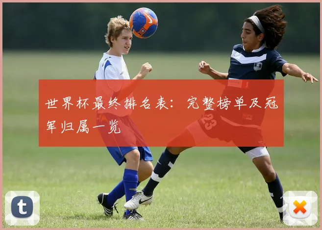 世界杯最终排名表：完整榜单及冠军归属一览